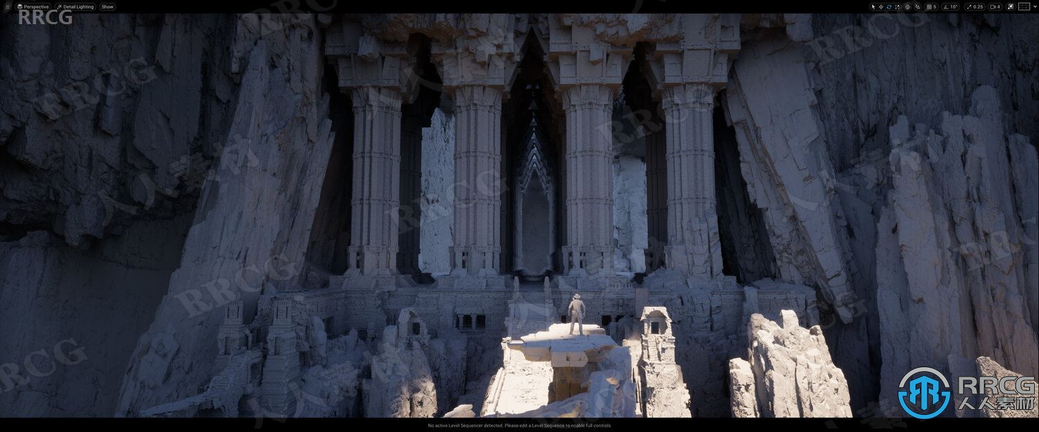 170组失落的神庙城市建筑场景角色等相关3D模型合集