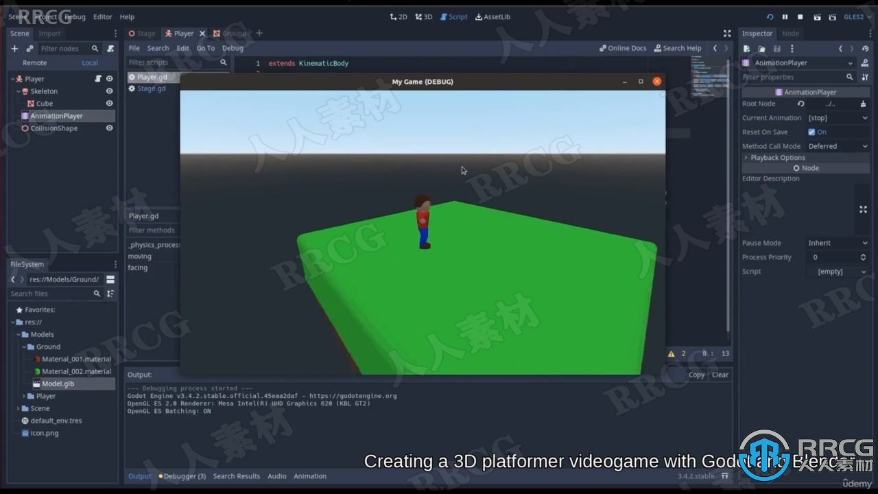 【中文字幕】Blender与Godot创建3D视频游戏训练视频教程