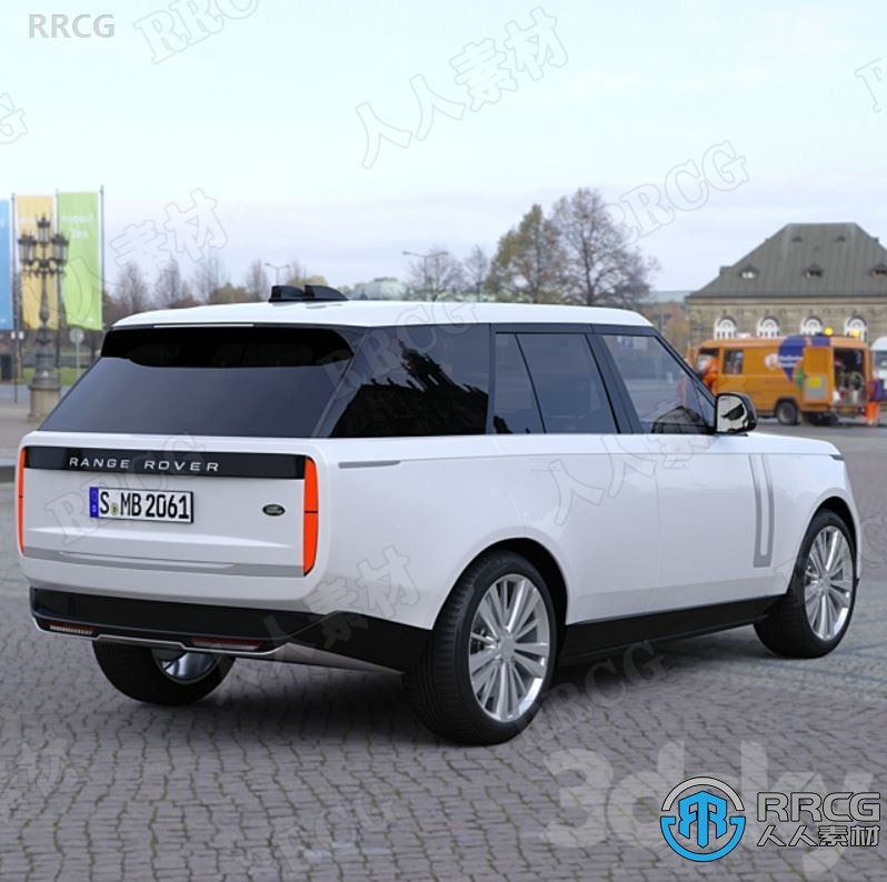 路虎揽胜Range Rover 2022款SUV越野汽车3D模型