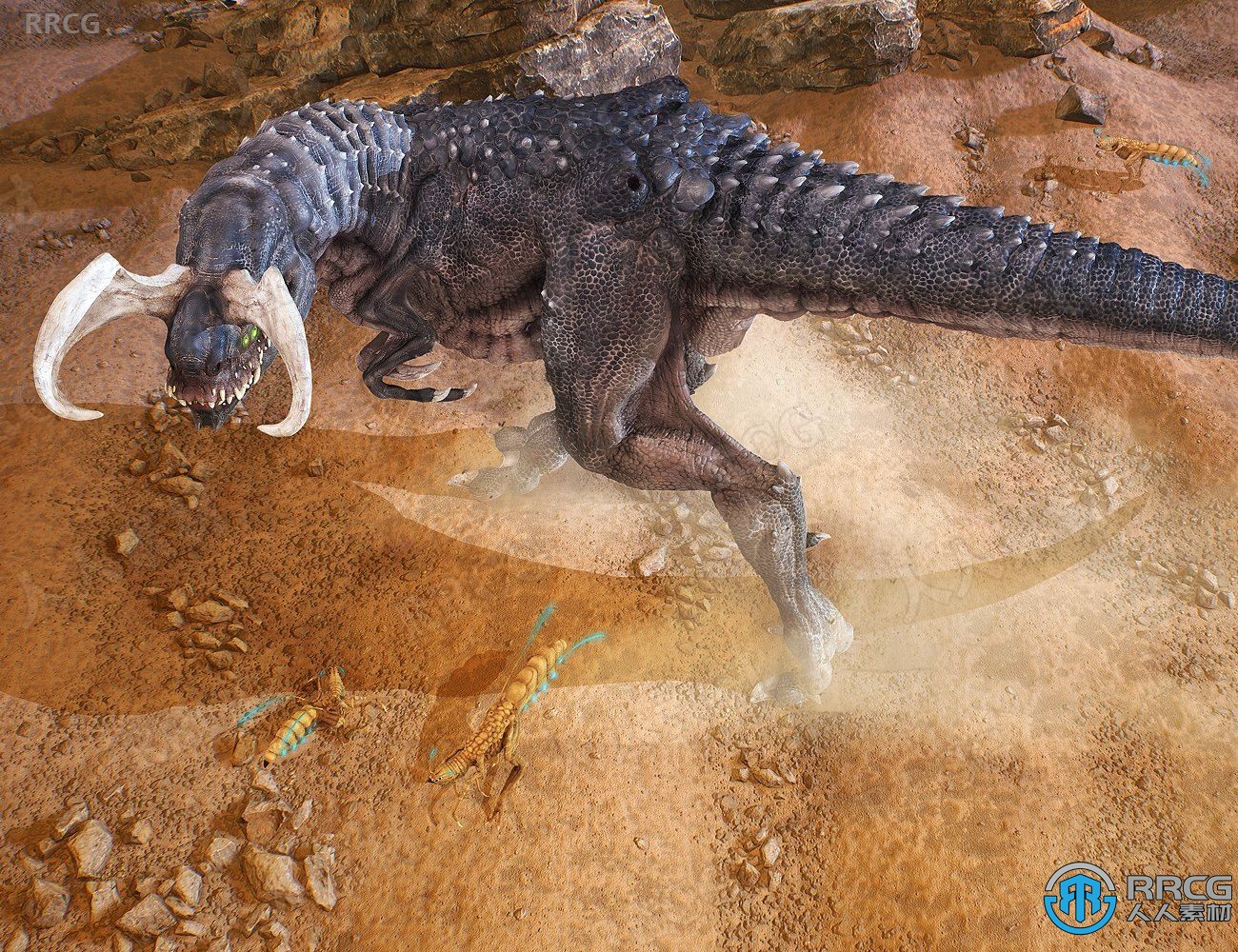 外星掠食者沙丘猎人恐龙角色3D模型合集