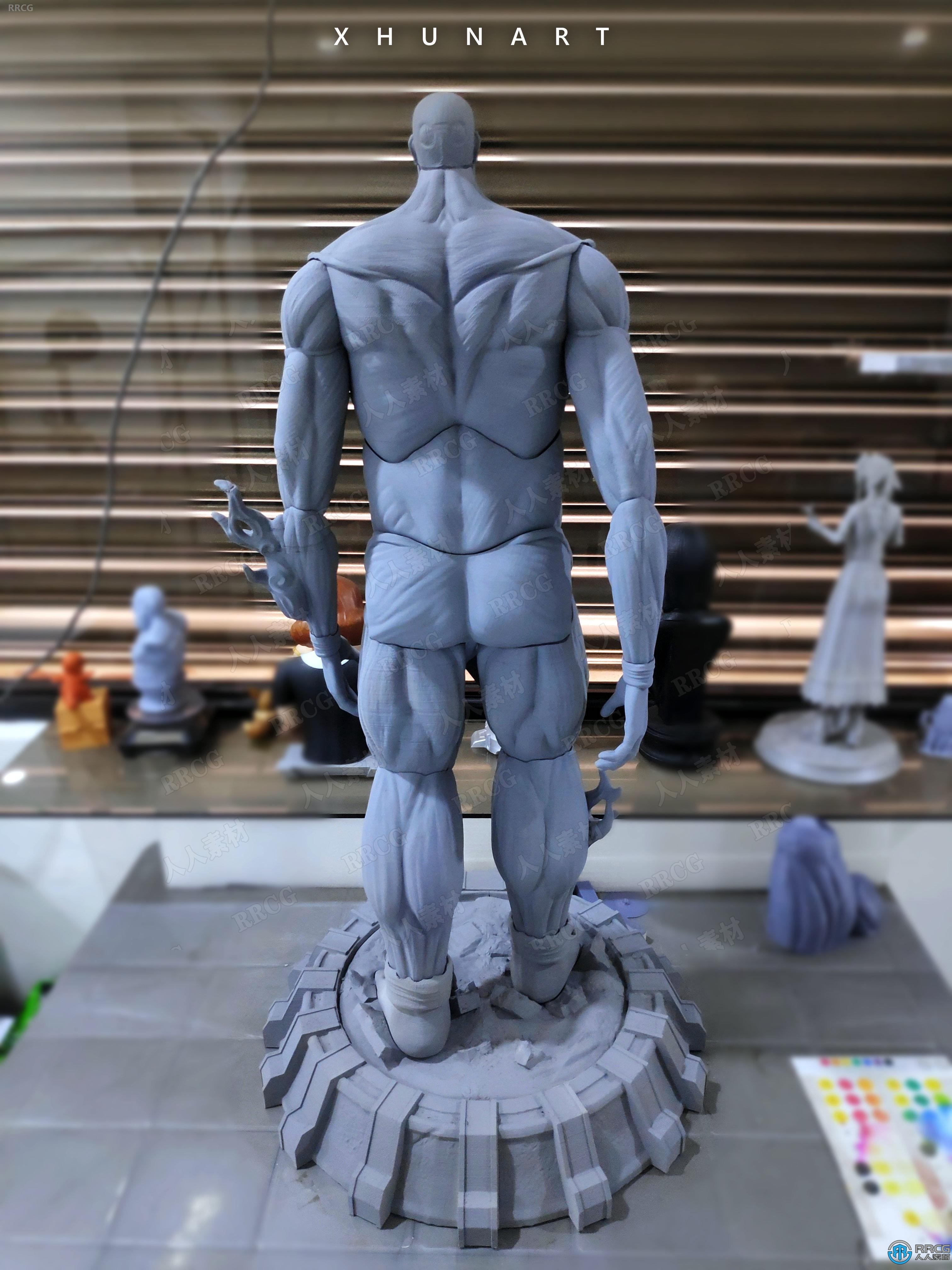 进击的巨人动漫泰坦巨人角色3D打印模型