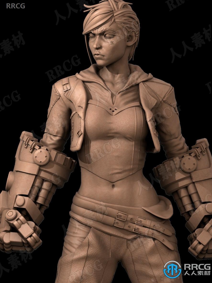 英雄联盟双城之战动画角色3D打印模型