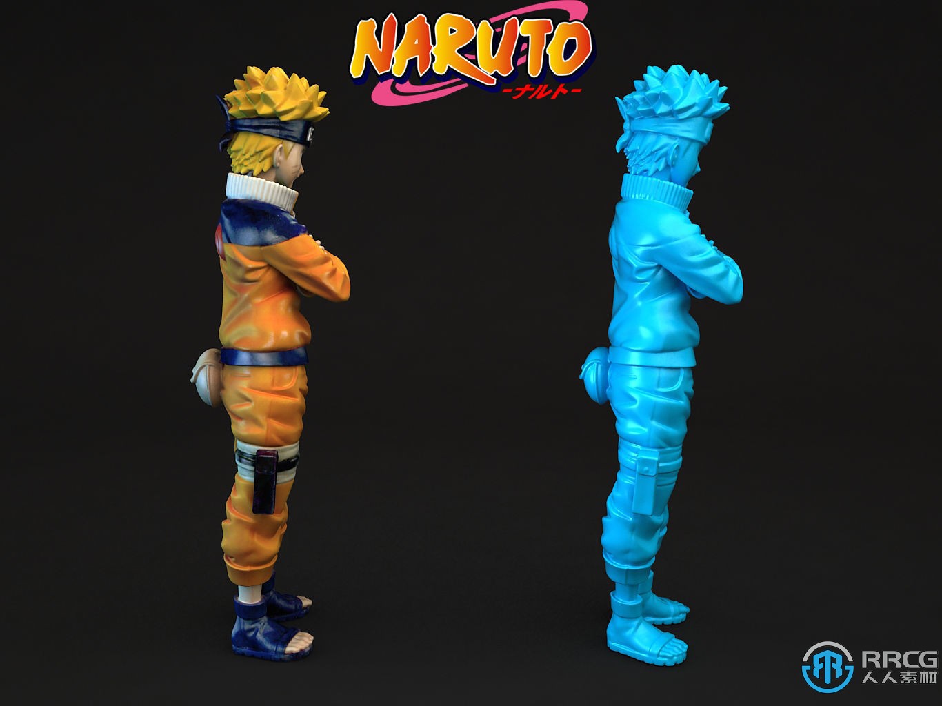 漩涡鸣人NARUTO火影忍者动漫角色3D模型