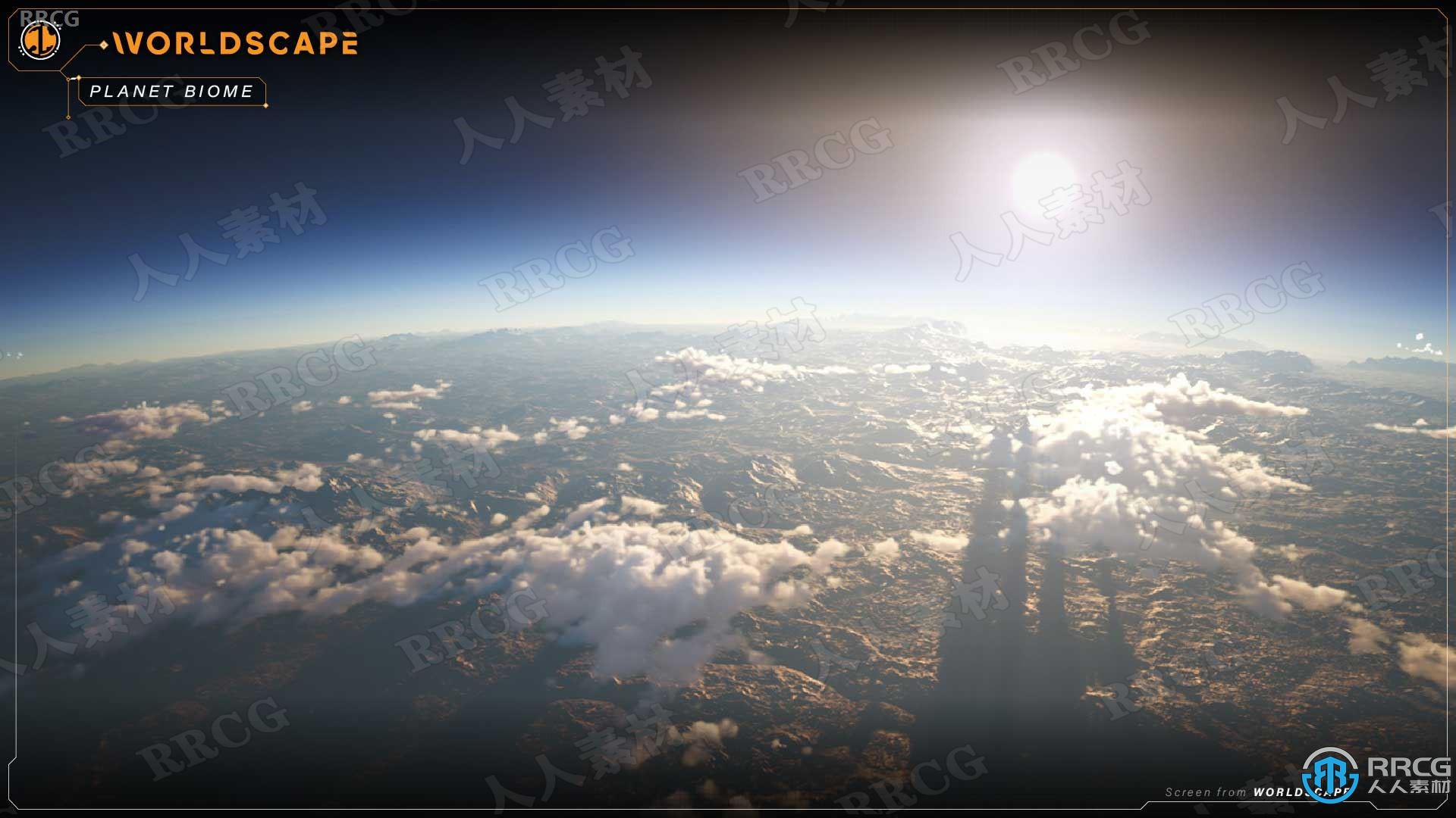 行星世界景观无限创建Unreal Engine游戏素材资源