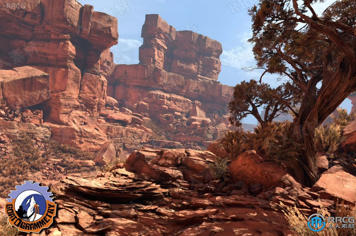 懸崖石塔巖脊峭壁自然環境Unity游戲素材資源