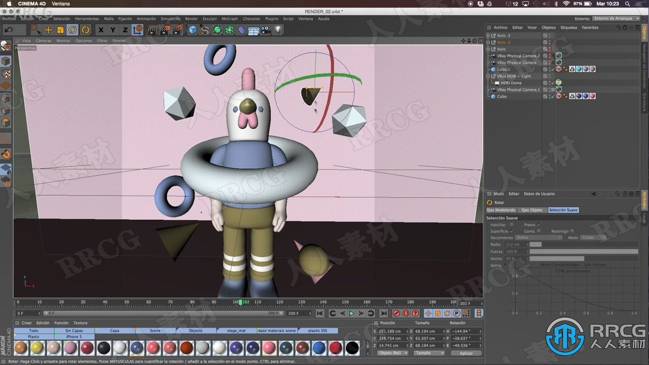 Cinema 4D从草图到3D打印角色设计训练视频教程