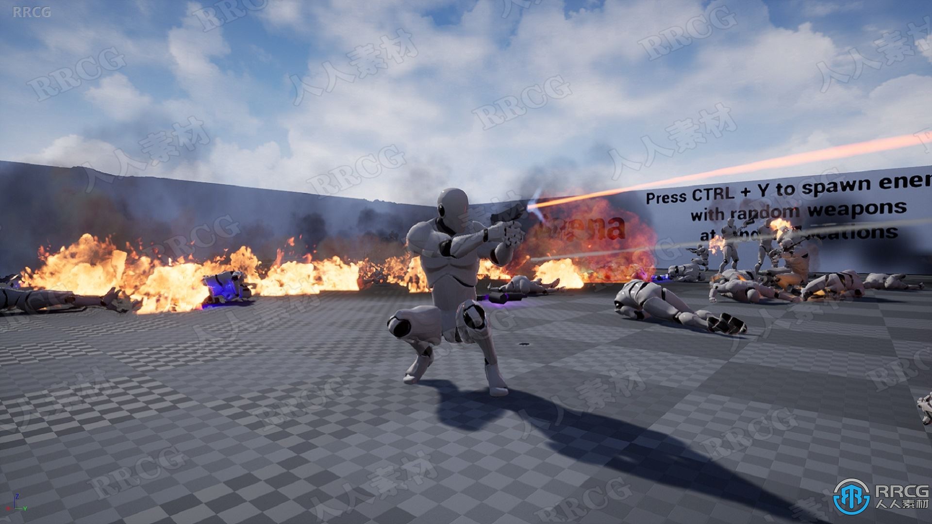 第三人稱戰斗與武器系統藍圖Unreal Engine游戲素材資源V2版