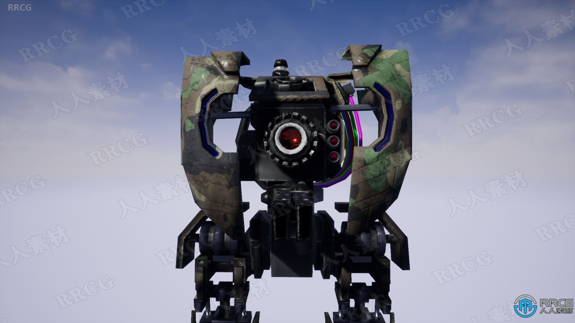 大型科幻战争机器人重制版Unreal Engine游戏素材资源