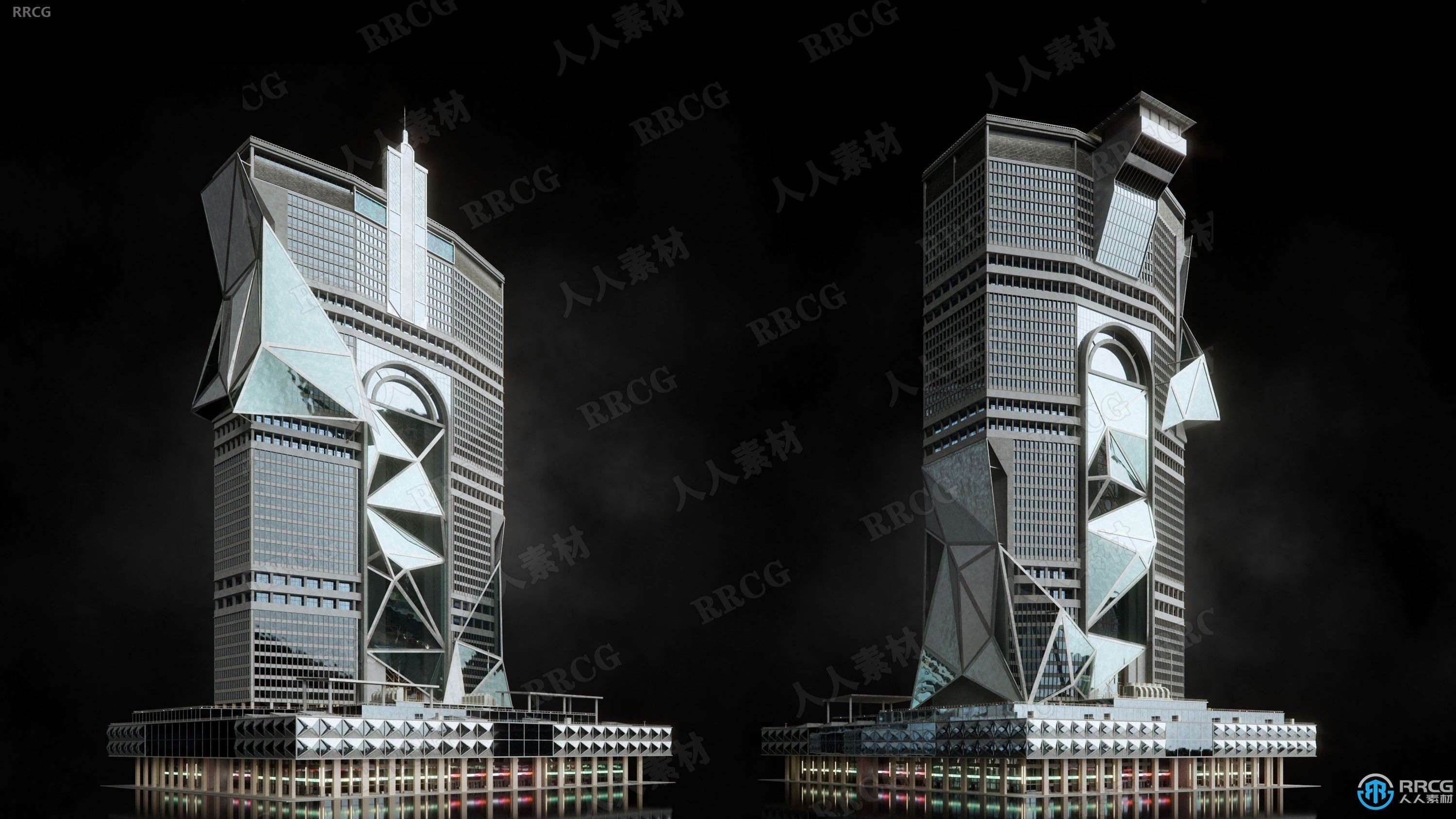 纽约现代城市高楼大厦建筑景观3D模型合集 160GB完整版