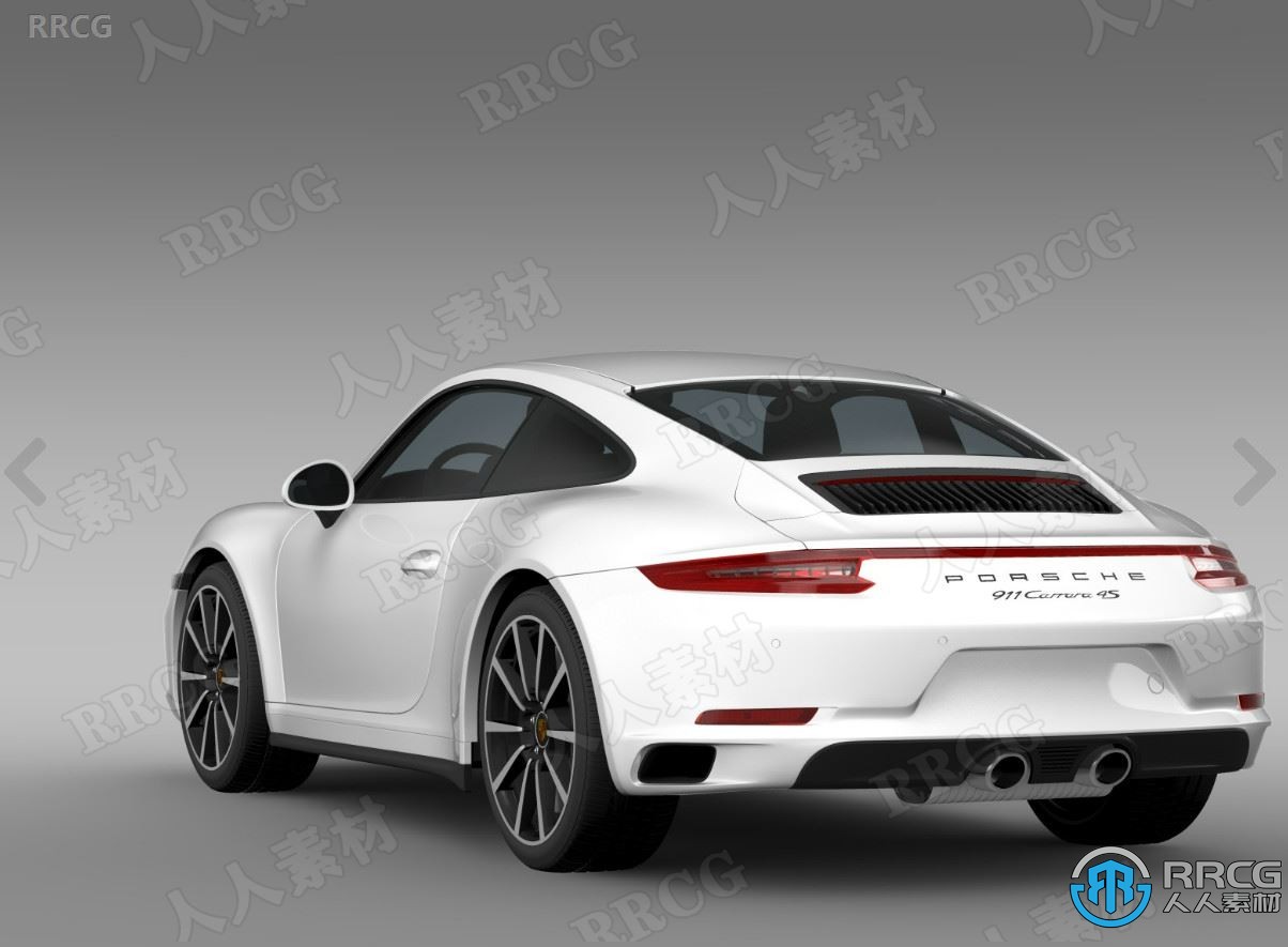 保时捷Porsche 911 Carerra 4S Cabrio轿跑汽车3D模型