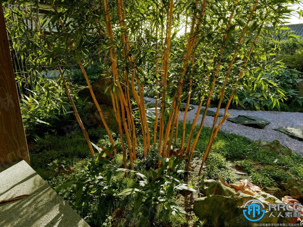 78组高品质竹笋相关树木植物3D模型合集
