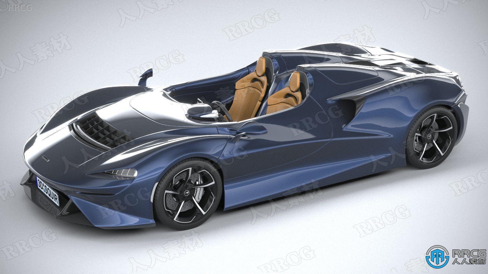 迈凯轮Mclaren Elva 2021款超跑汽车3D模型