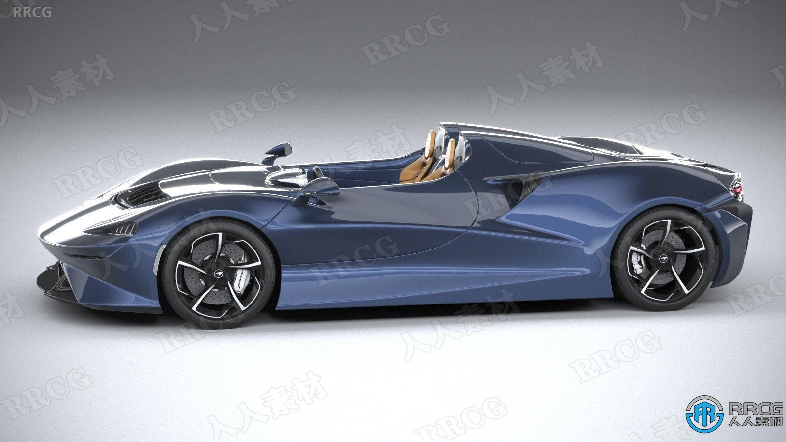 迈凯轮Mclaren Elva 2021款超跑汽车3D模型