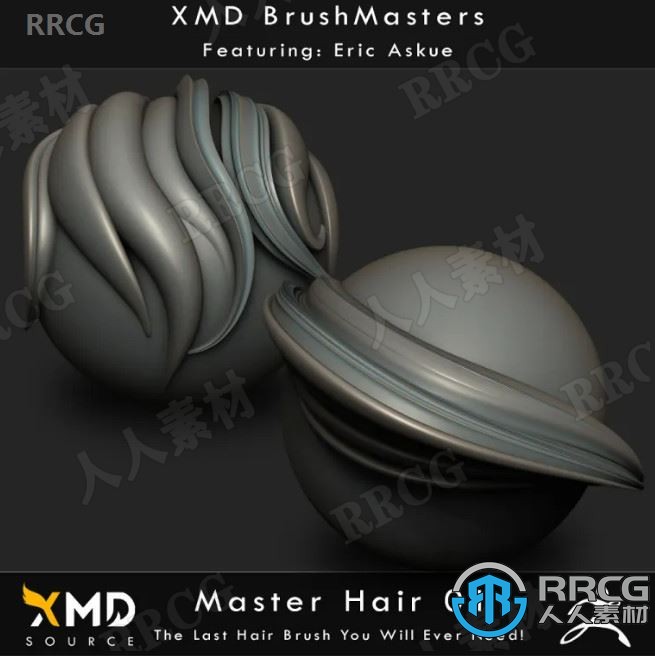XMD出品3000组雕刻级Zbrush笔刷与IMM工具V3.0版全集