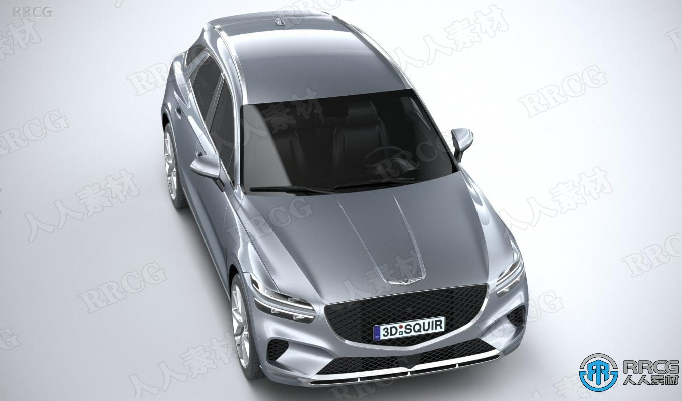 捷尼赛思Genesis GV70 2020款SUV汽车3D模型