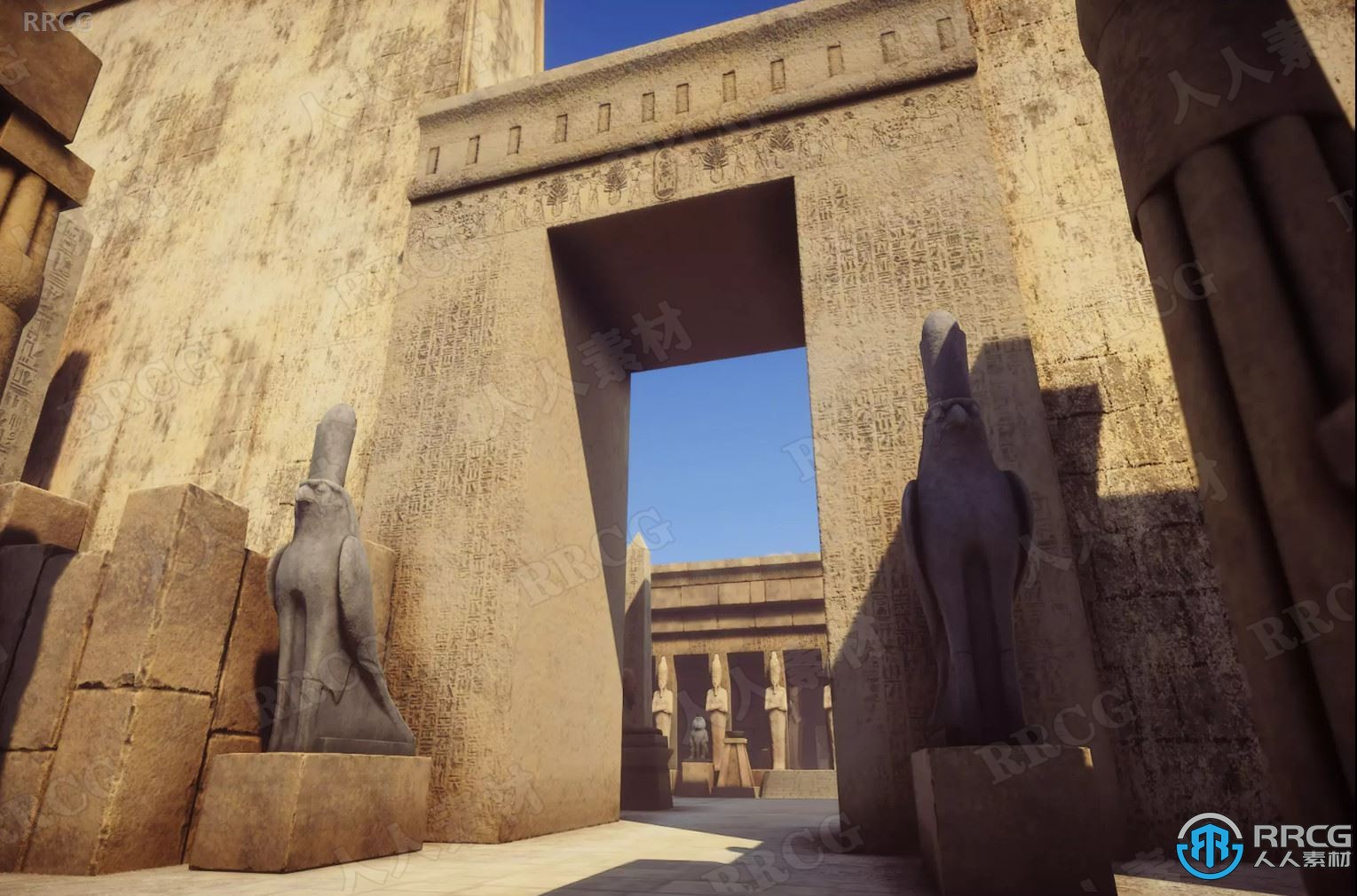 埃及神廟建筑游戲環境場景Unity游戲素材資源?