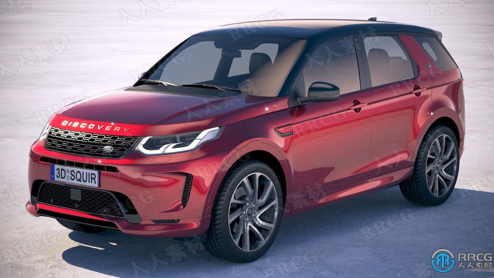 路虎发现运动版Land Rover Discovery Sport 2020款汽车3D模型