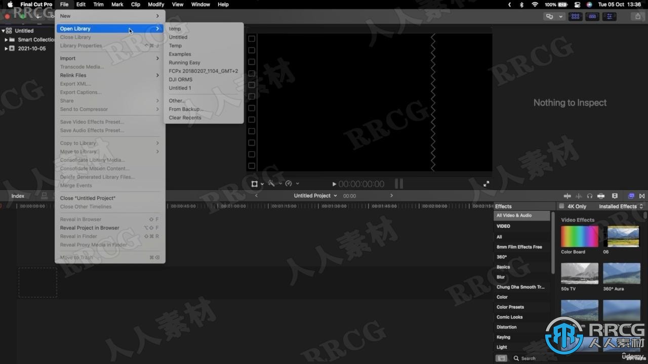 【中文字幕】Final Cut Pro X视频编辑初级到高级训练视频课程