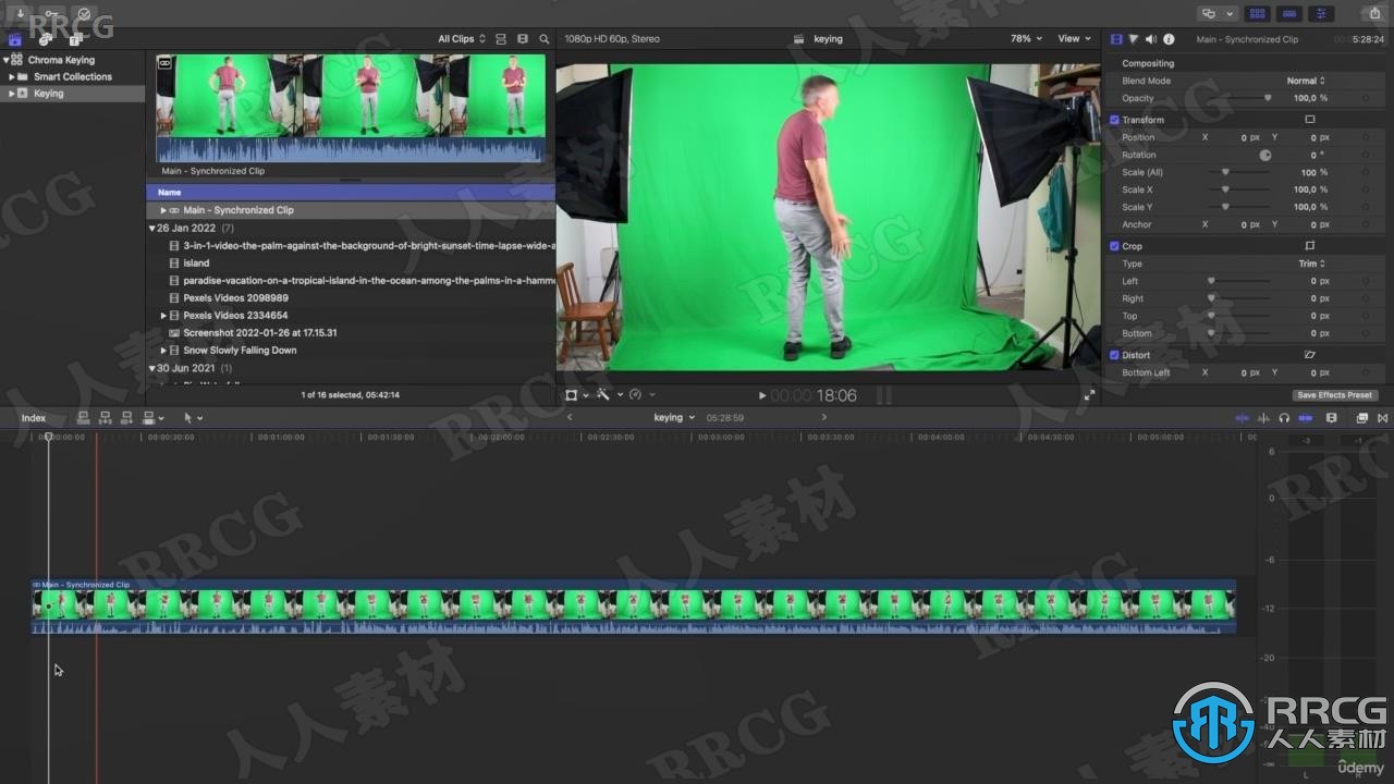 【中文字幕】Final Cut Pro X视频编辑初级到高级训练视频课程