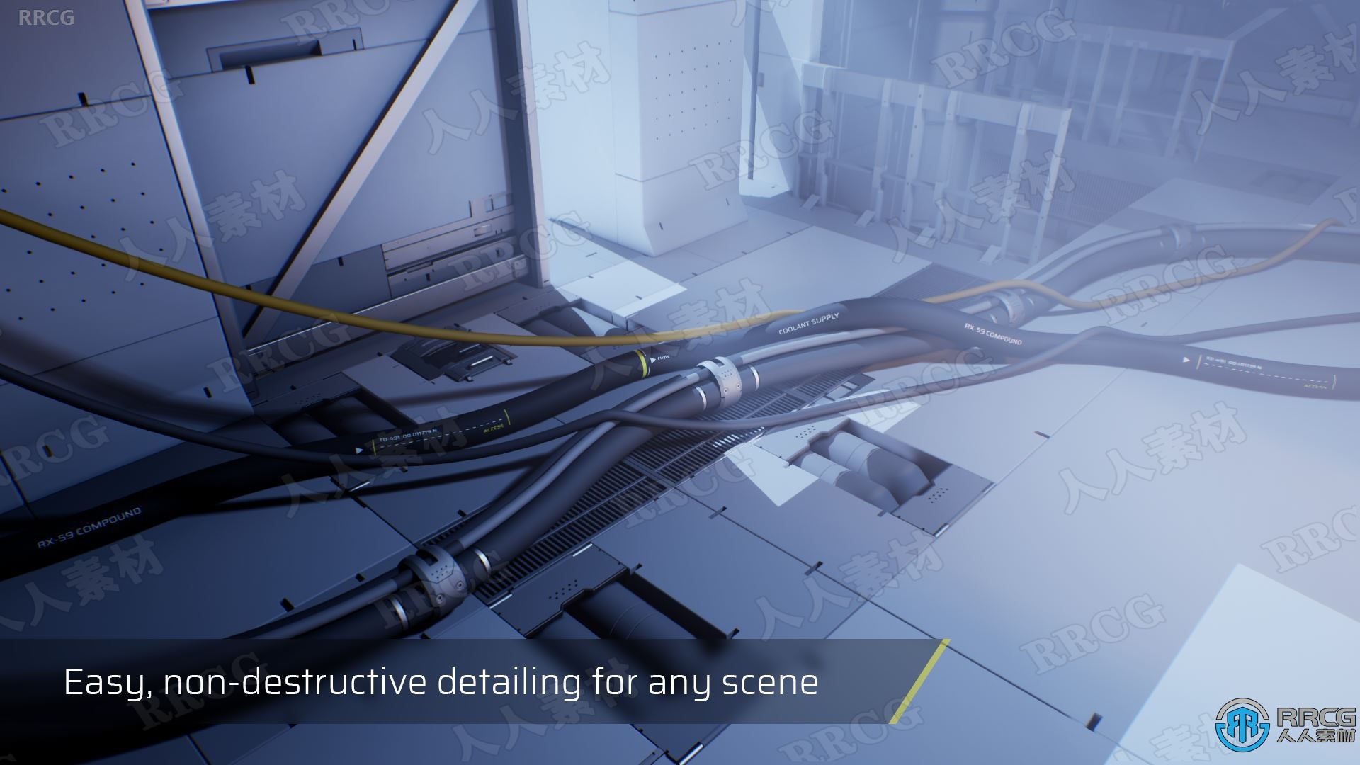 Tether程序性电缆绳索Unreal Engine游戏素材资源