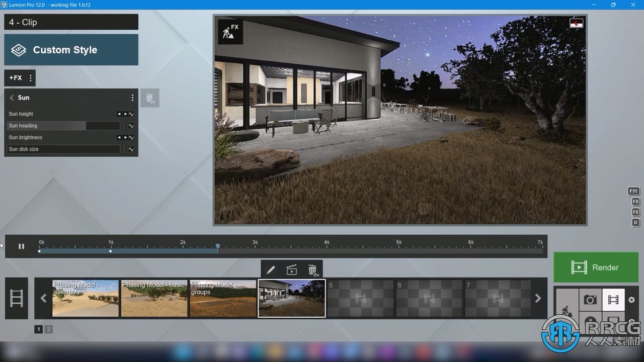 Lumion 3D建筑可视化高级技能训练视频教程