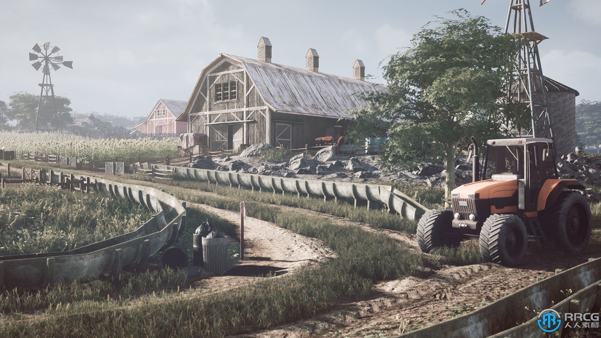 農場谷倉游戲環境場景Unreal Engine游戲素材資源