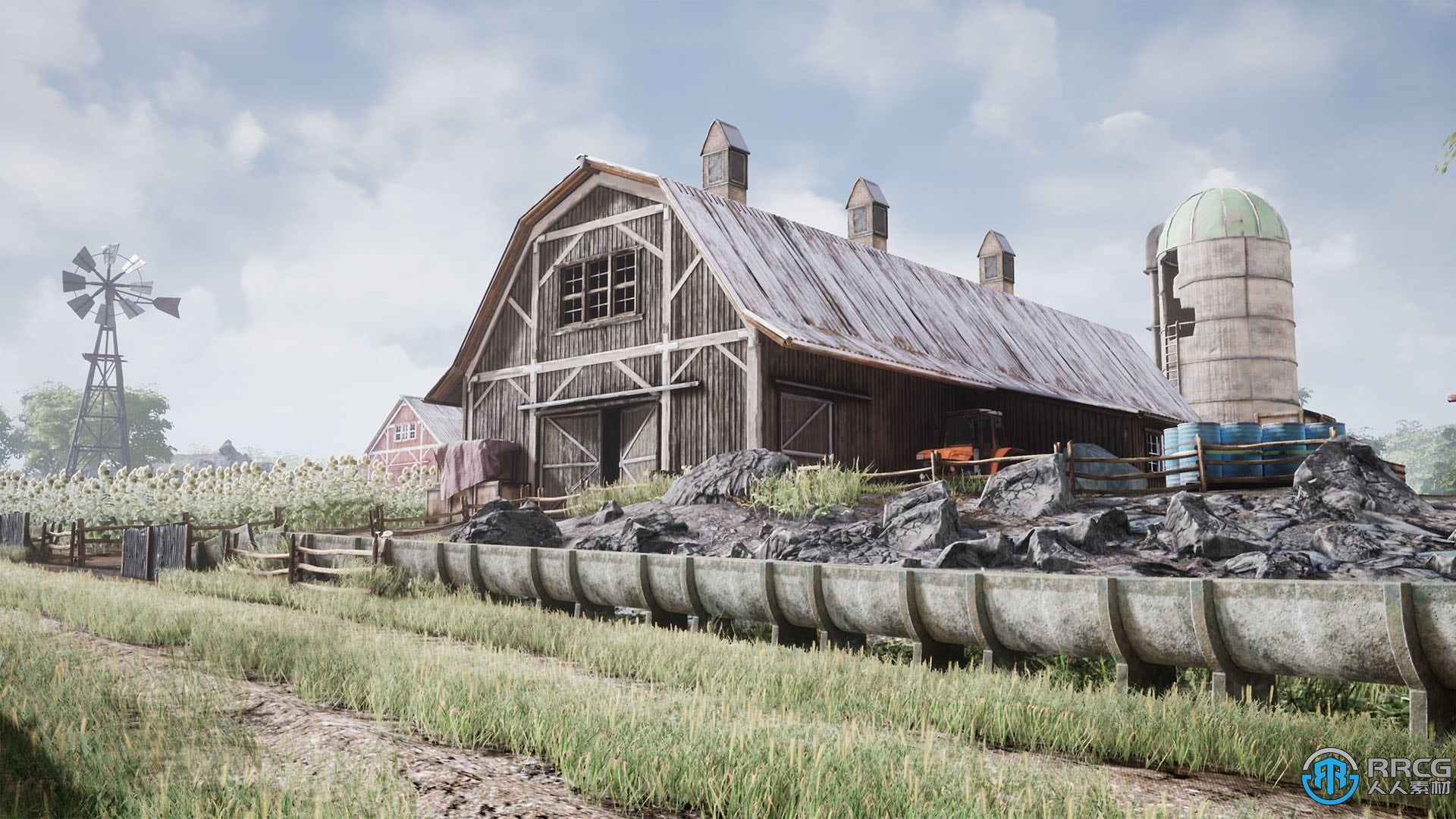 农场谷仓游戏环境场景Unreal Engine游戏素材资源