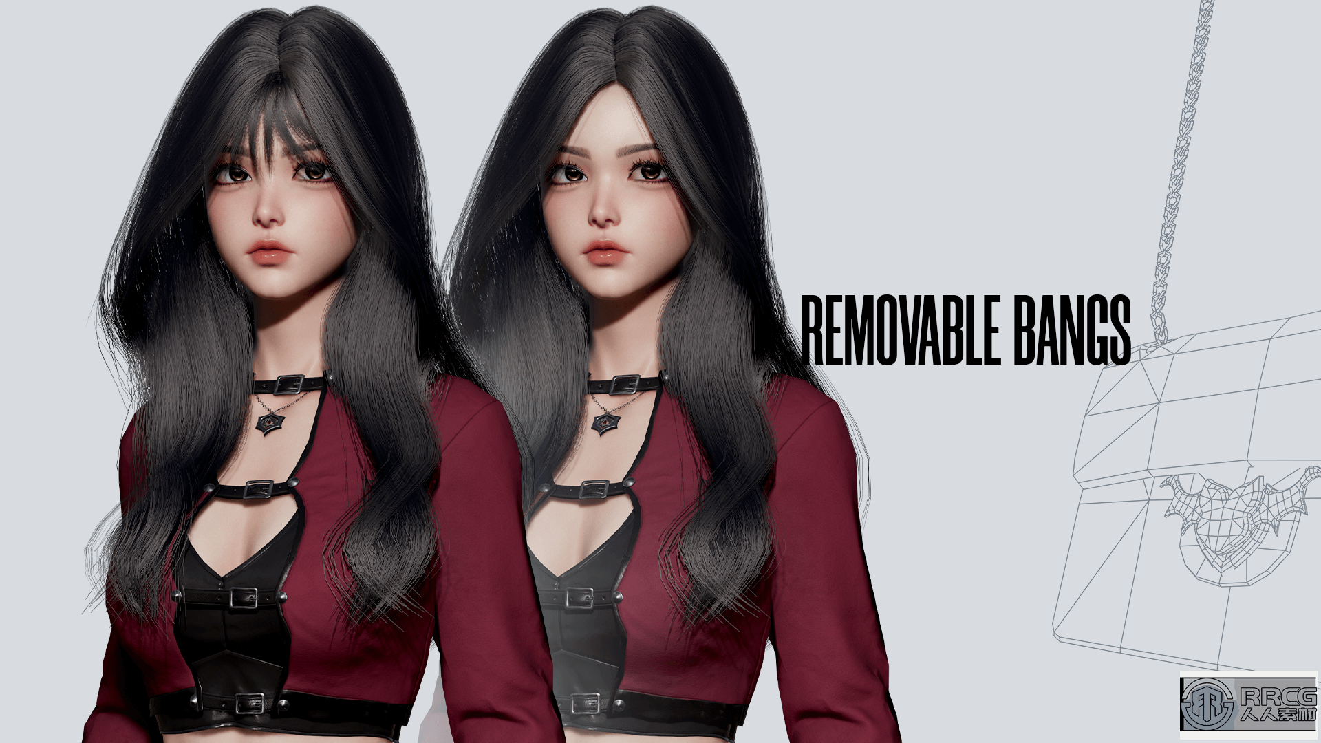 韩系风格亚洲可爱女孩角色Unreal Engine游戏素材资源