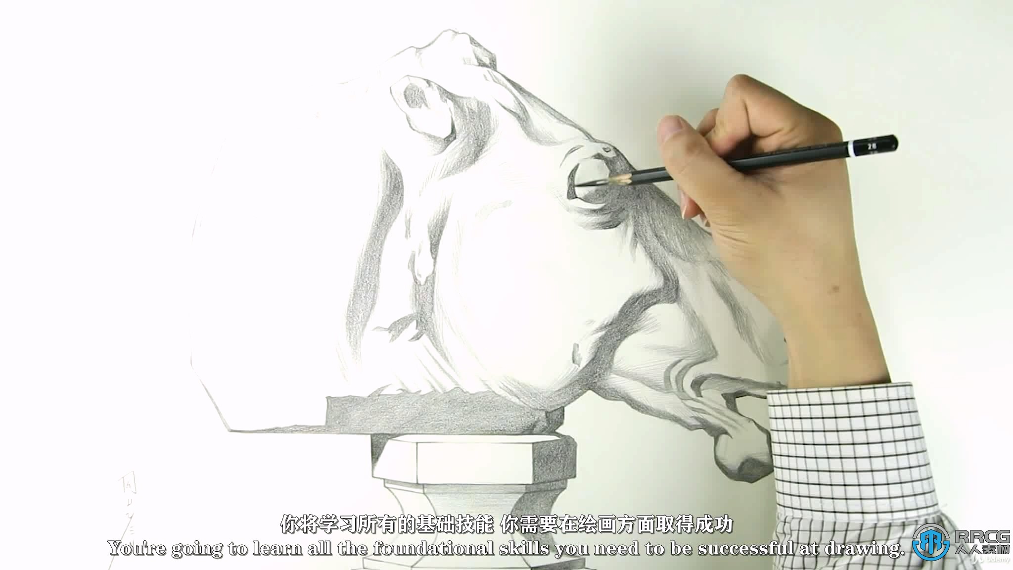 【中文字幕】从零开始学习绘画基础技能训练视频教程