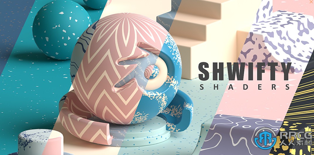 Shwifty Shaders程序性着色器Blender插件V1.2版