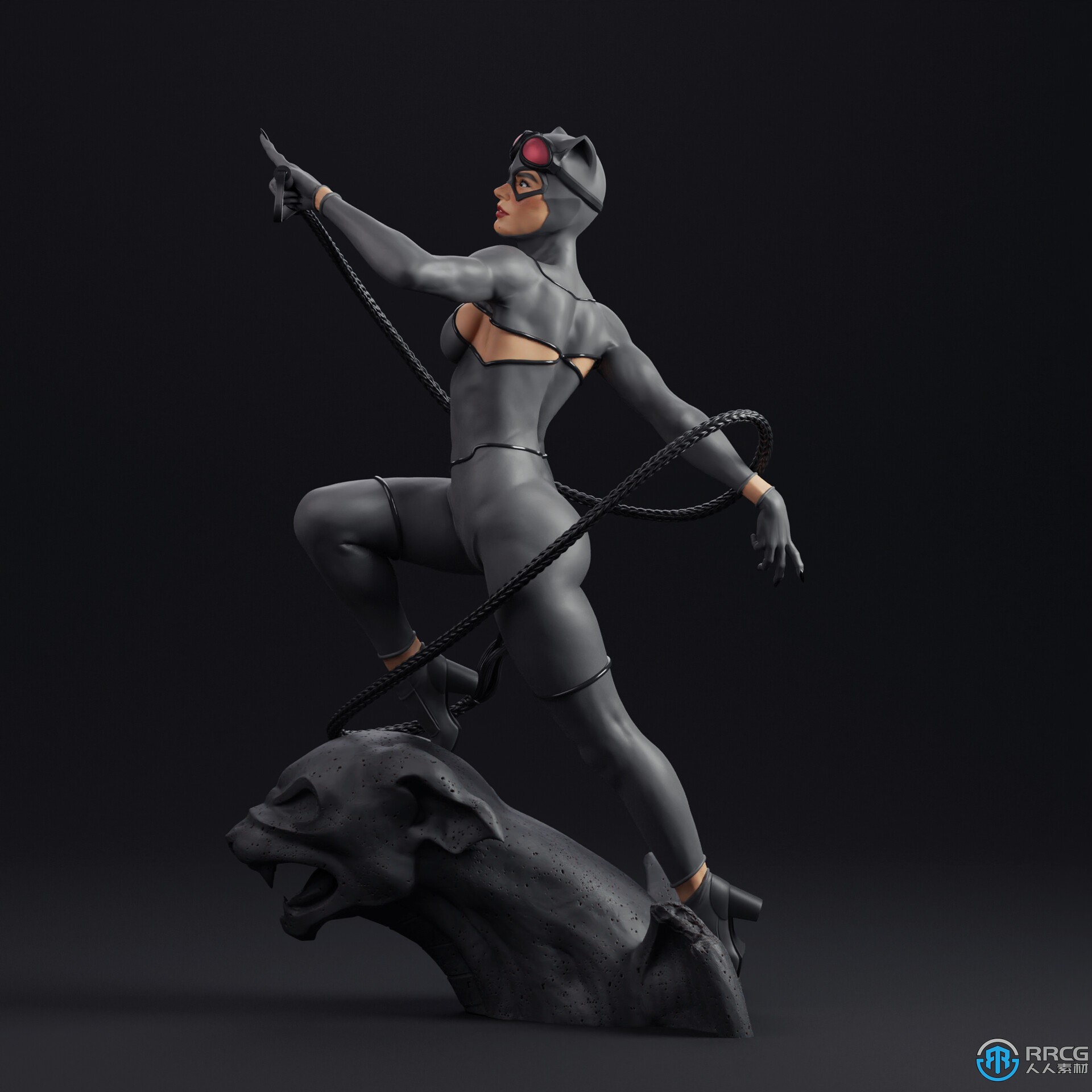 猫女DC动漫影视角色雕塑3D打印模型