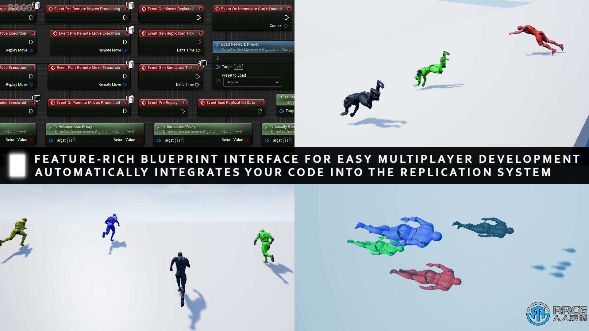 各类角色运动姿势动作框架代码插件Unreal Engine游戏素材资源