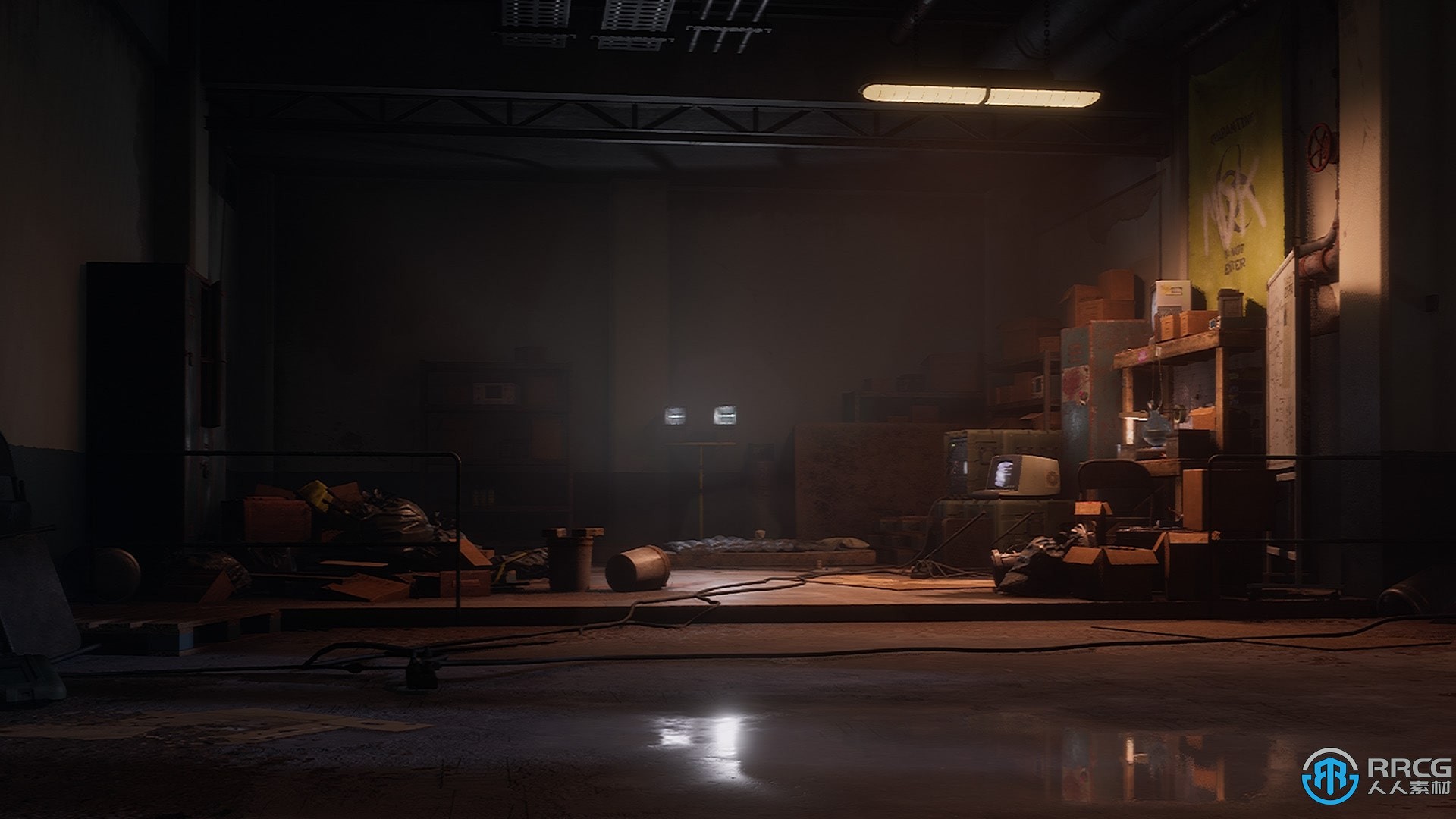 幸存者安全屋室内场景环境Unreal Engine游戏素材资源