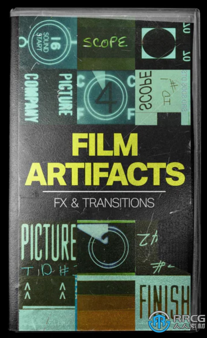65組老電影膠片藝術特效與轉換視頻素材合集