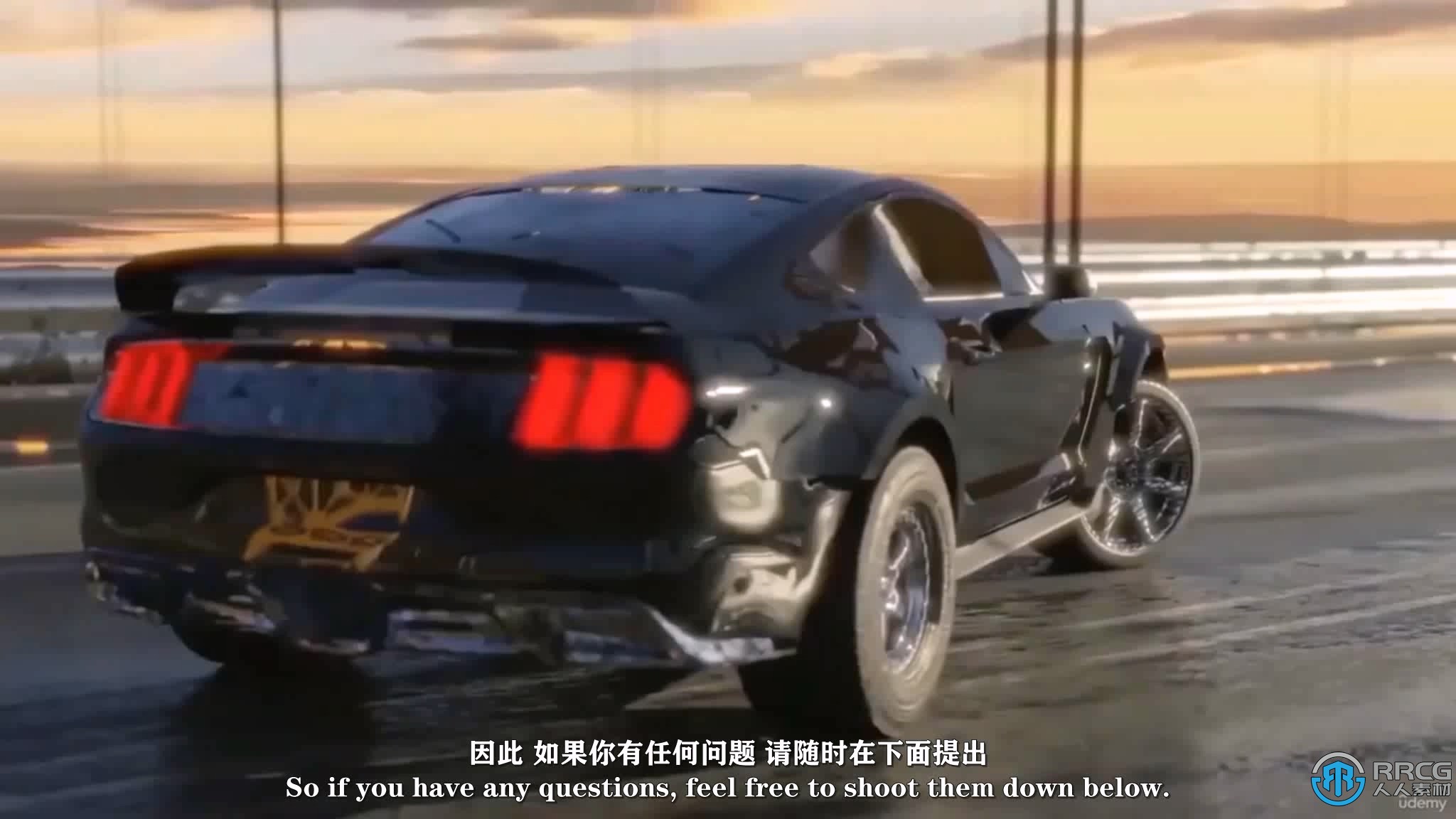 【中文字幕】Blender中制作电影级汽车追逐短片动画视频教程