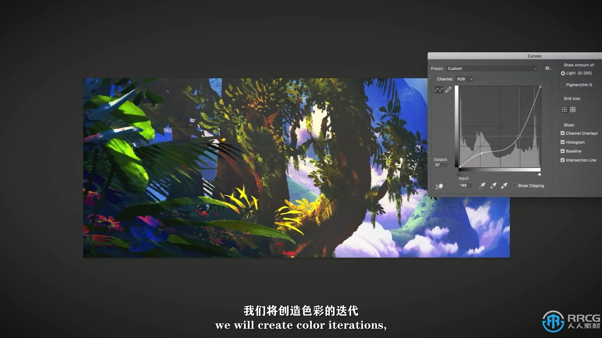 【中文字幕】Photoshop数字绘画高效加速创作流程视频教程