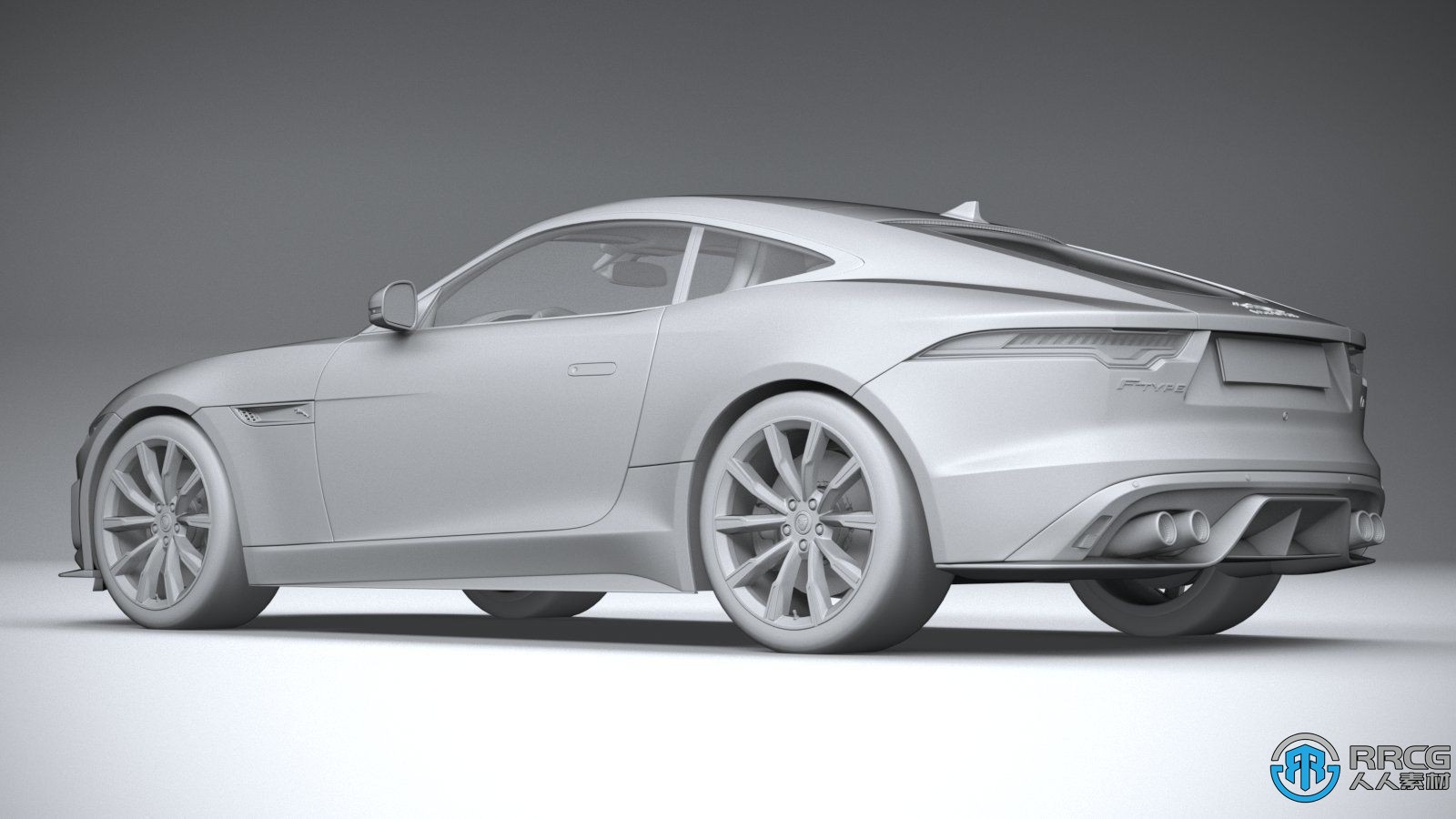 捷豹F-TYPE Coupe 2021款汽车3D模型
