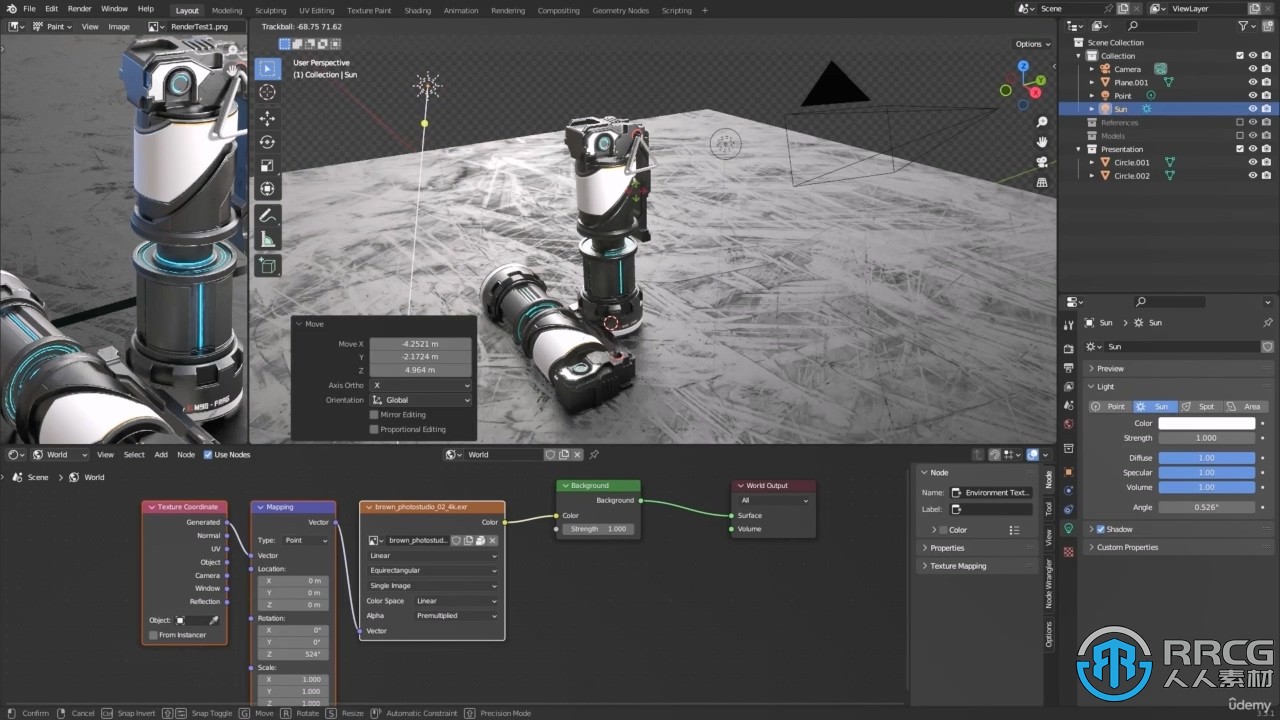 Blender游戏模型资产创作艺术指南视频教程