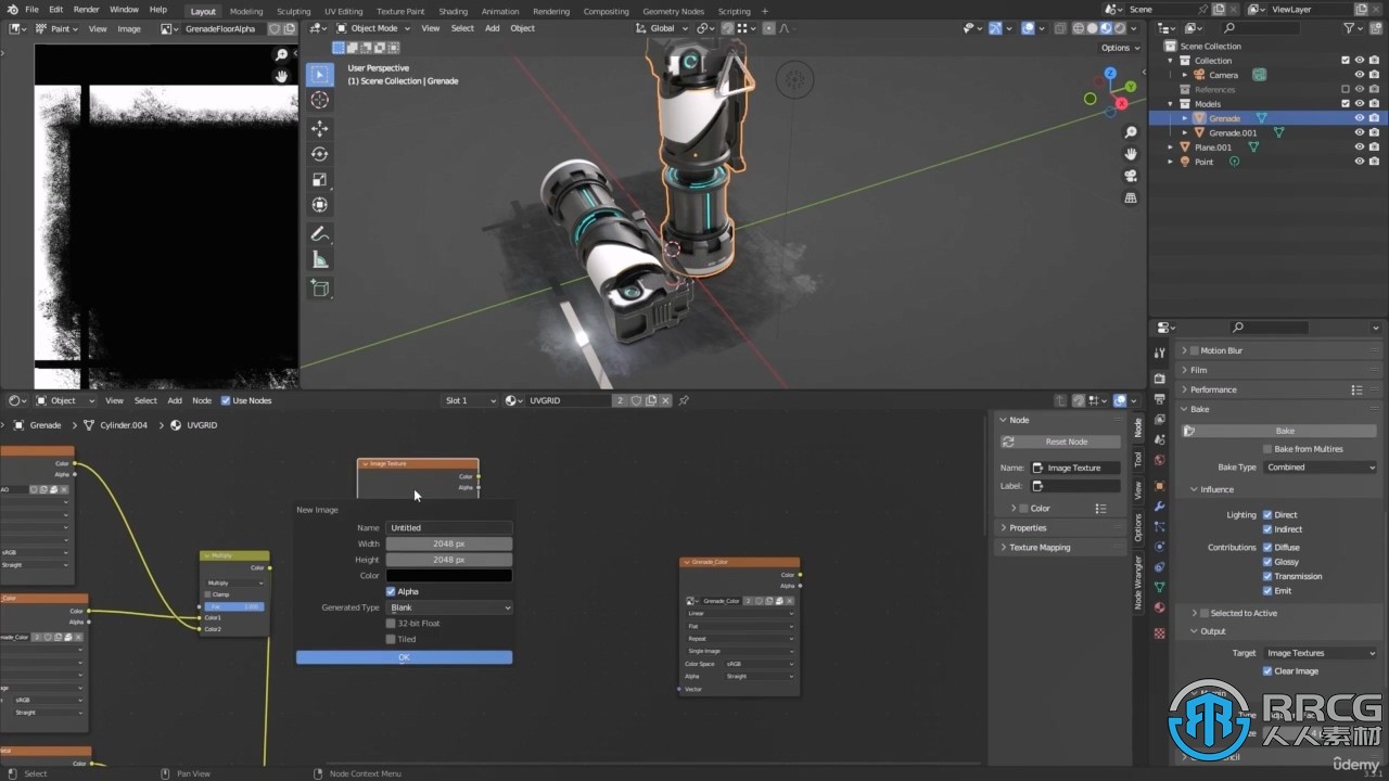 Blender游戏模型资产创作艺术指南视频教程