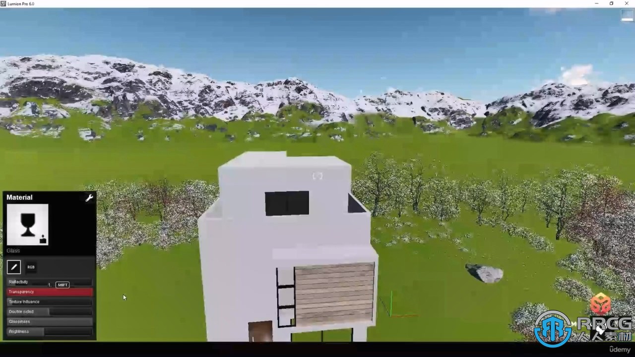 3dsMax与Lumion现代风格别墅建模与渲染训练视频教程