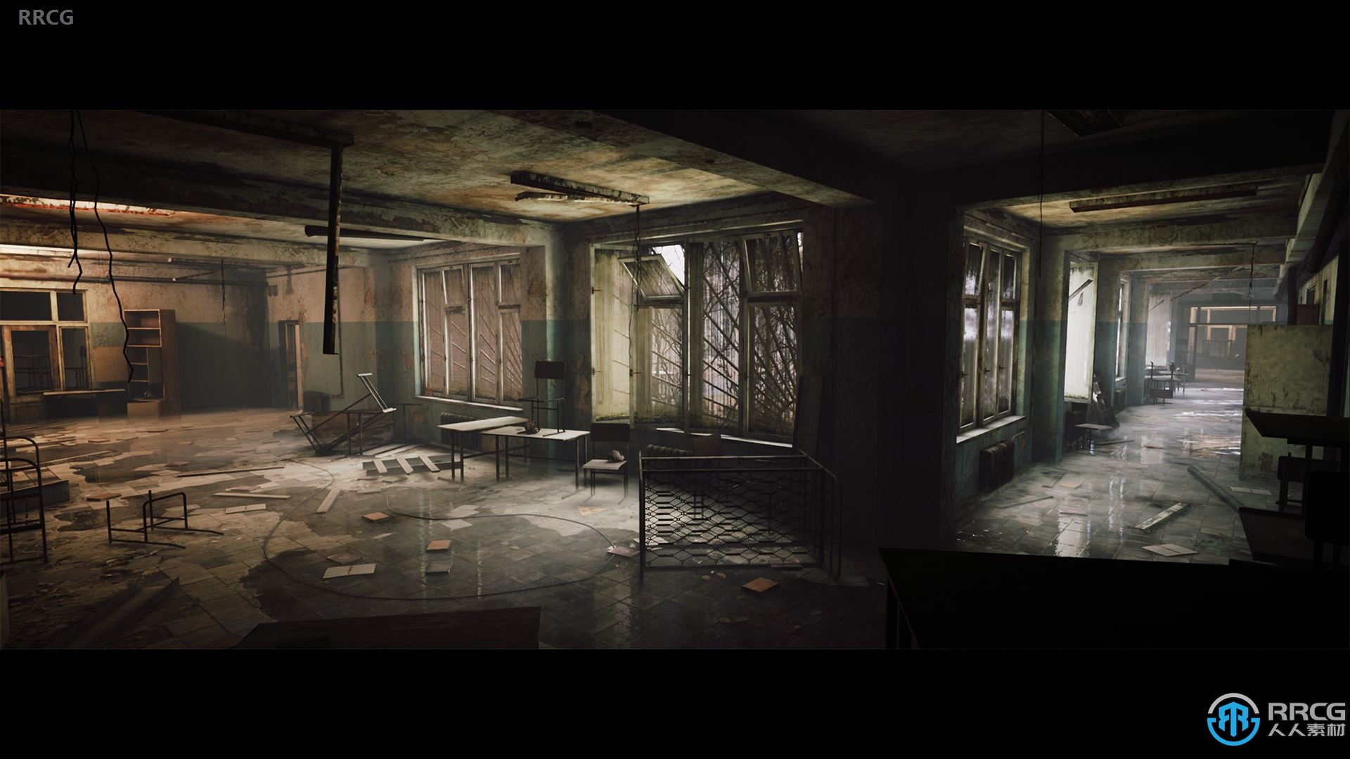 前蘇聯時代風格建筑環境場景Unreal Engine游戲素材資源
