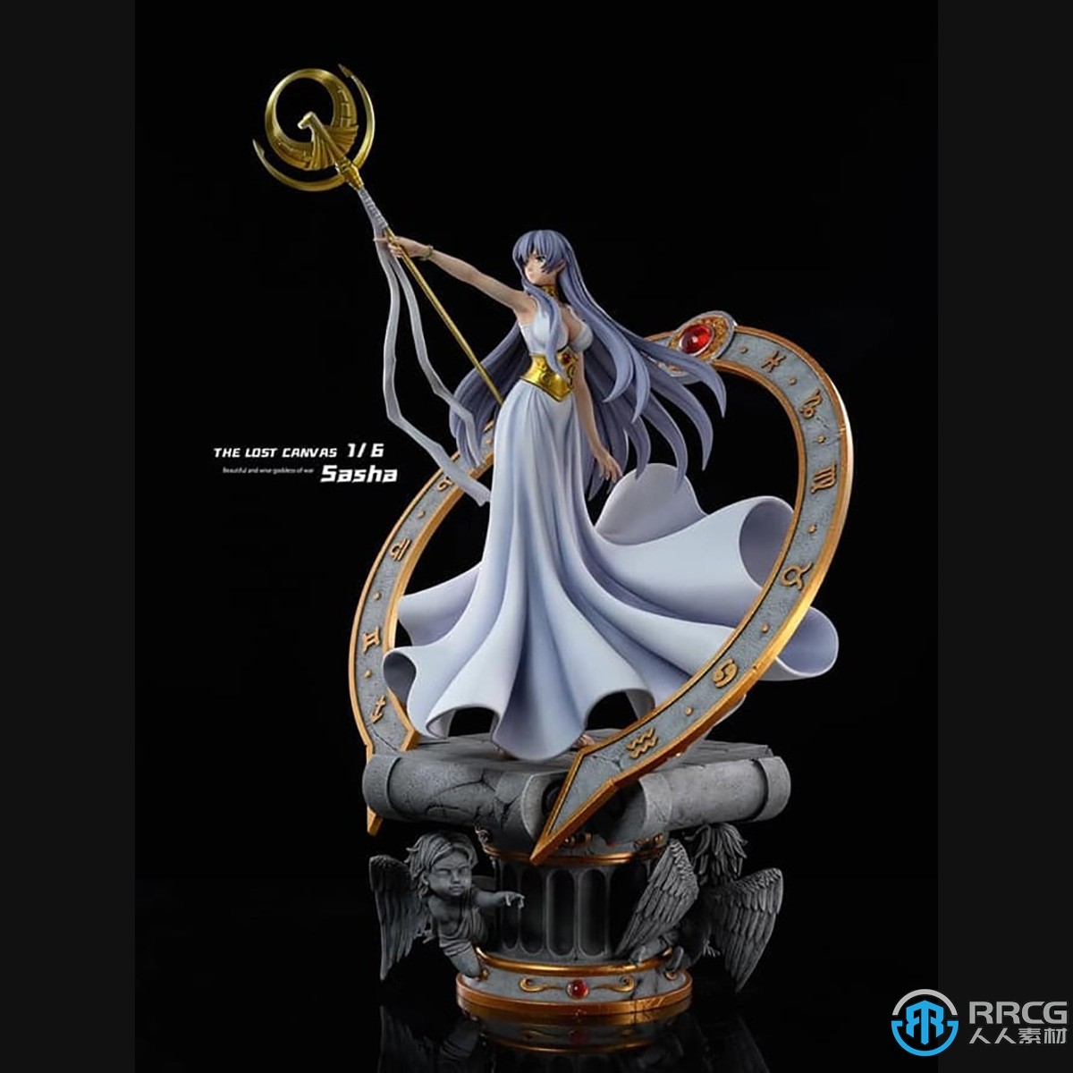 圣斗士星矢动漫角色雅典娜雕塑3D打印模型