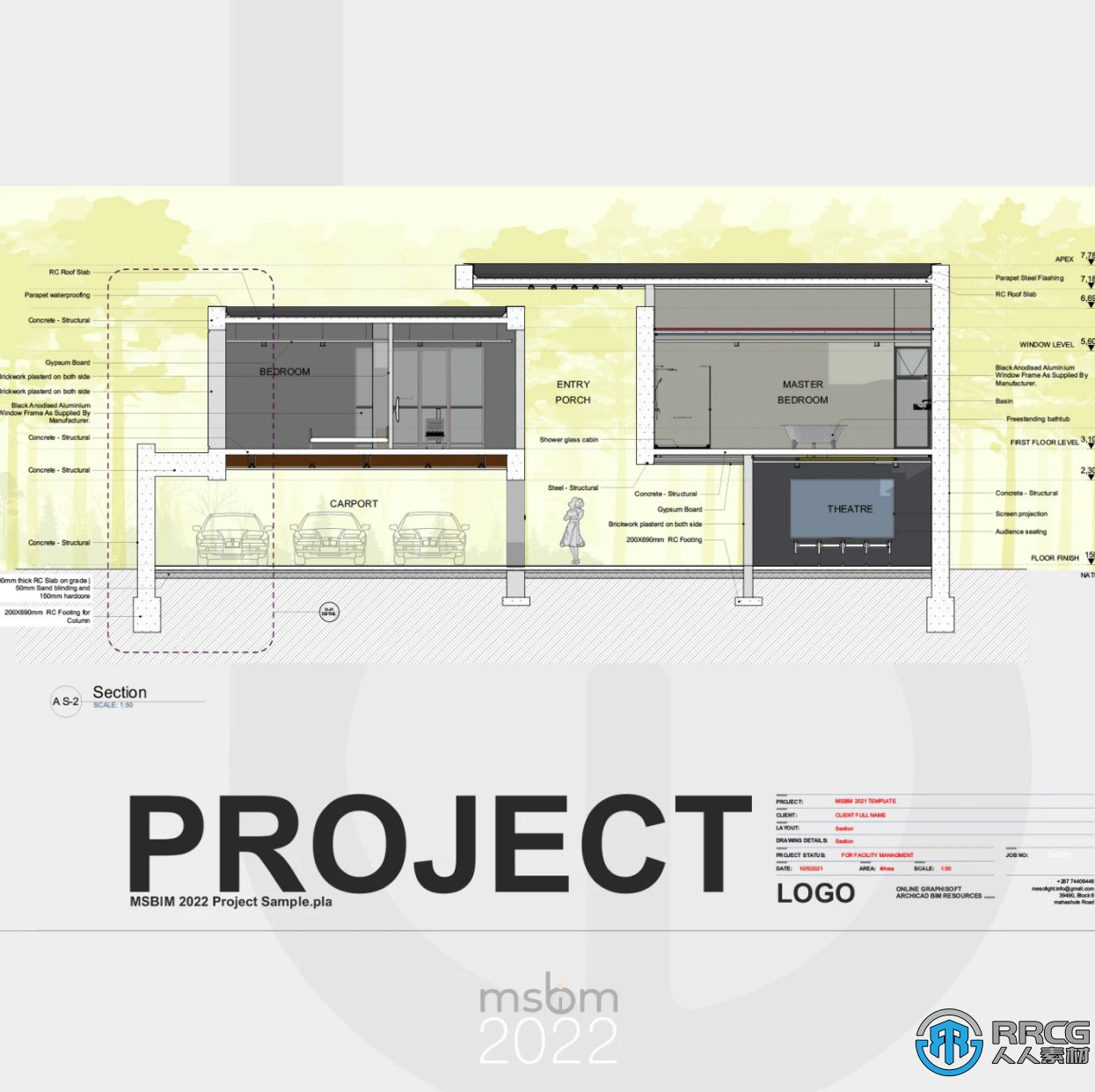 ArchiCAD建筑工程项目设计模板与成本和估算包合集