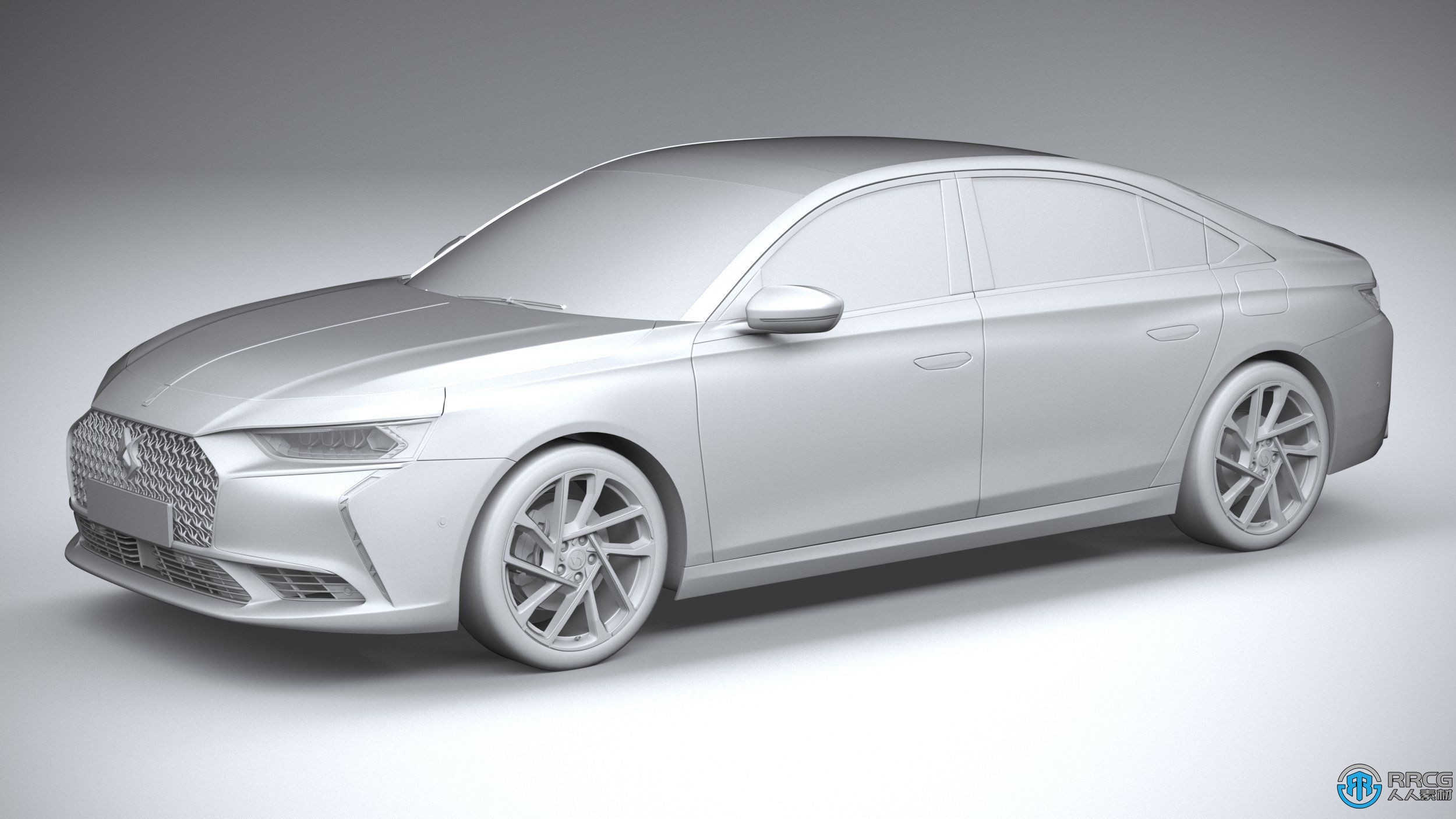 雪铁龙DS9 2021款豪华轿车汽车3D模型