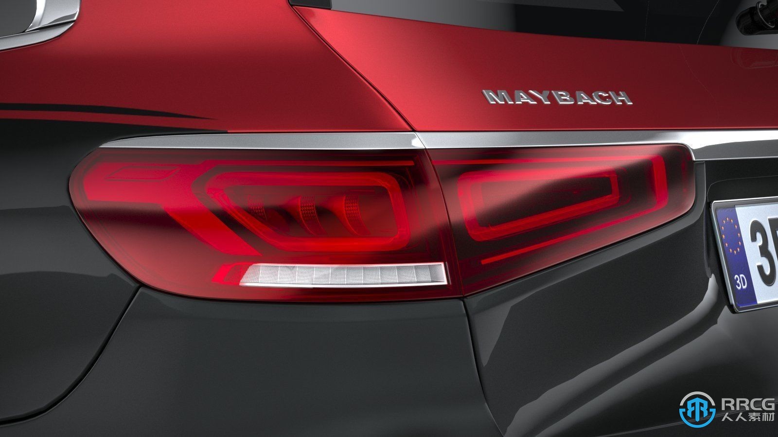 梅赛德斯-奔驰Mercedes-Benz GLS600迈巴赫Maybach 2021款豪华SUV汽车3D模型