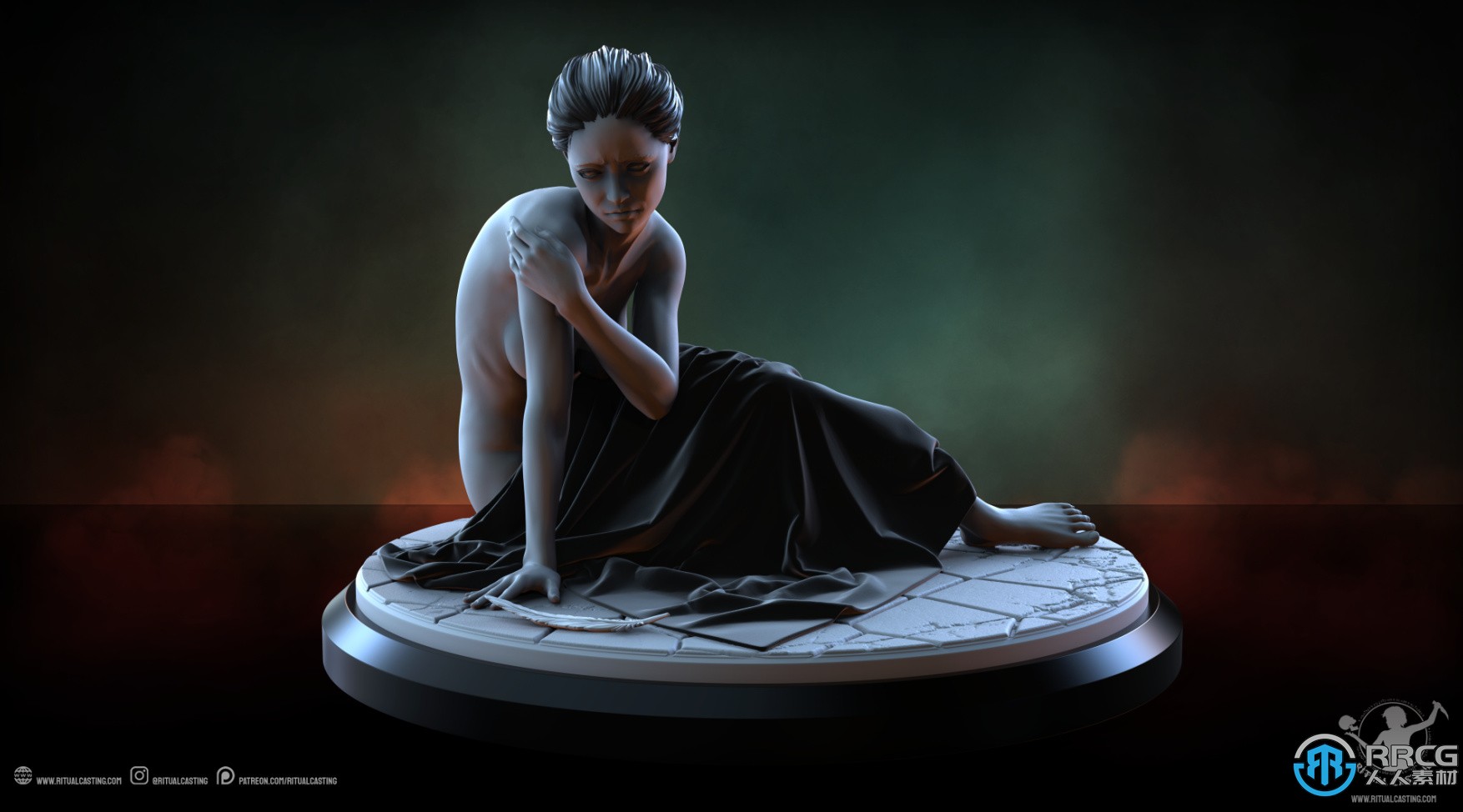 暴力修女玛利Mary游戏角色雕塑3D打印模型