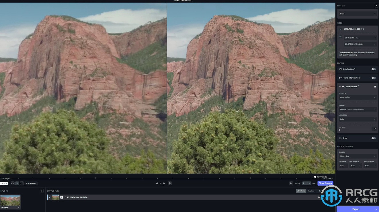 Topaz Labs Video Enhance AI无损增强视频分辨率软件V3.1.2版