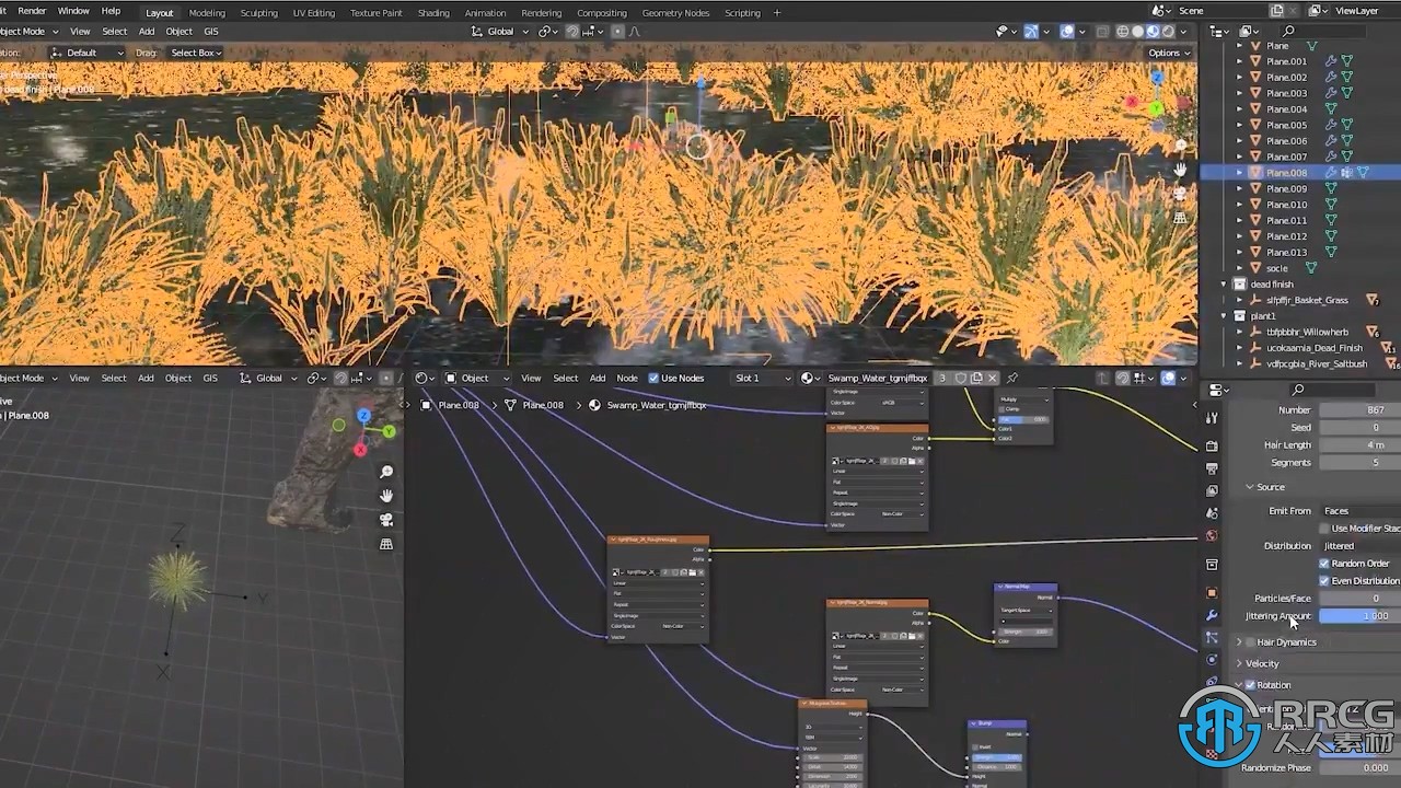 Blender和3D Coat与PS概念艺术单帧插画制作流程视频教程