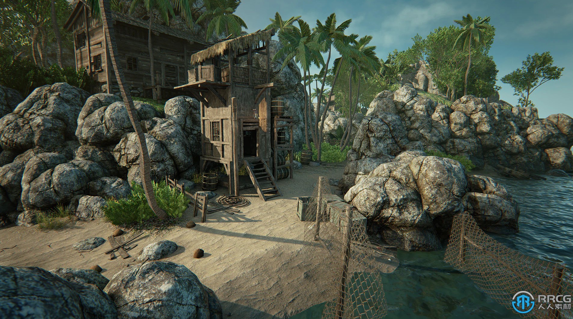 热带海盗岛环境场景Unreal Engine游戏素材资源