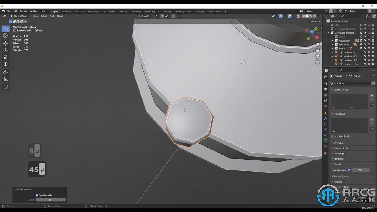 Blender大型3D环境场景艺术设计训练视频教程